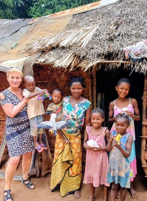 Besuch bei den neuen Patenkindern