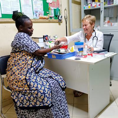 Hausärztin im Einsatz