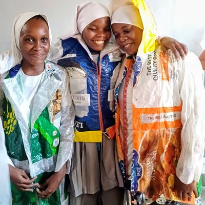 Üben mit Verpackungsmaterial