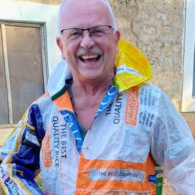 Echt Retro, diese Regenjacke!