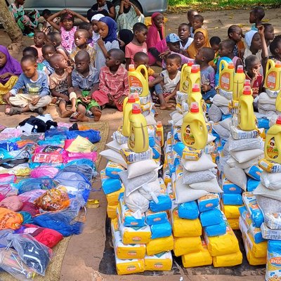 Lebensmittelverteilung Patenfamilien